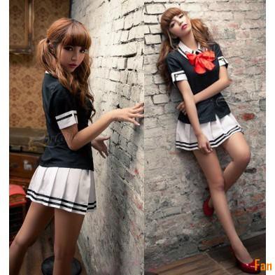 Ff韓版校服日系jk水手服夏日本女生高中學生服裝英倫韓國制服套裝 蝦皮購物