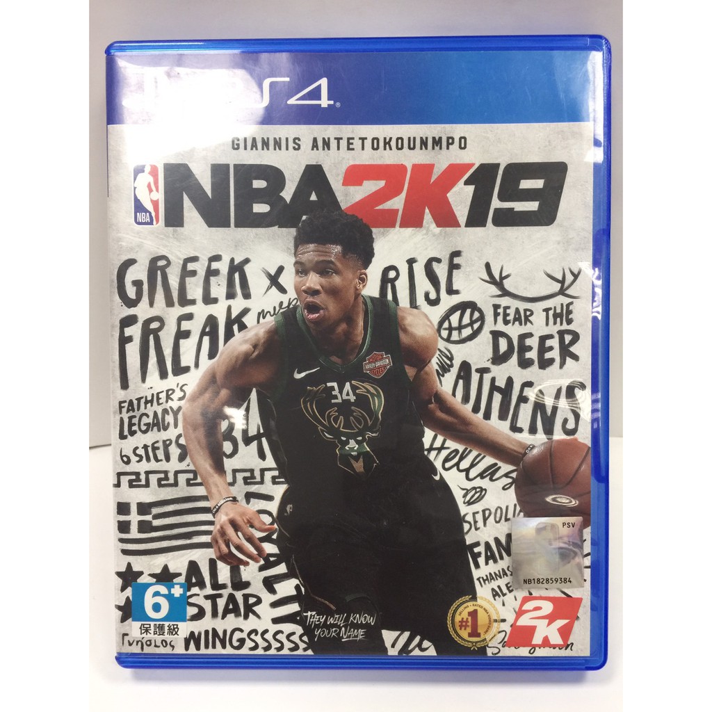 夢幻電玩屋 二手 PS4 NBA 2K19 中文版#26985