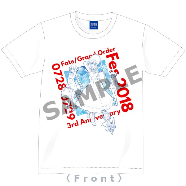 【動漫周邊屋】全新現貨 日空版 FGO Fes. 2018 ～3rd周年 T-Shirt  L-SIZE