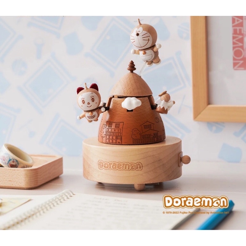 Wooderful ilfe 《預購》哆啦A夢（限定） 雙旋上下動音樂盒Doraemon