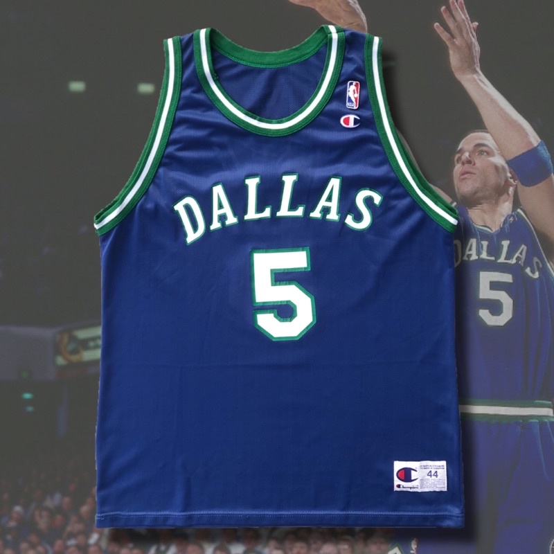 Jason Kidd 90’s Dallas Mavericks 🤠小牛隊 Champion NBA球衣 獨行俠  古著