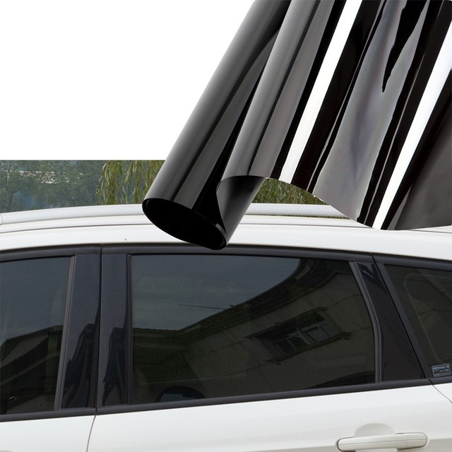 1x 側窗汽車遮陽簾 0.5 * 3m 外部配件車窗膜窗簾太陽能保護