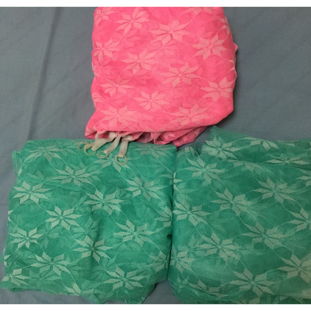 出清 台灣製造 傳統單人蚊帳 嬰兒床蚊帳/上下舖100%尼龍/針織網紗 堅固不易破 綠色 無開門