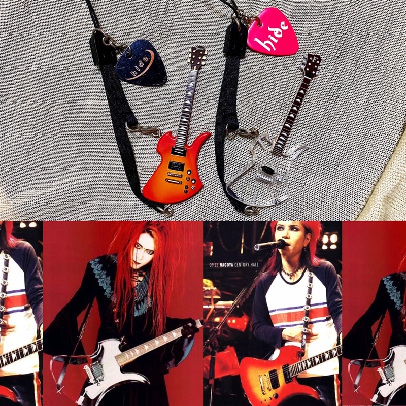 x japan hide 松本秀人 吉他 水晶 吊飾 掛飾 headwax