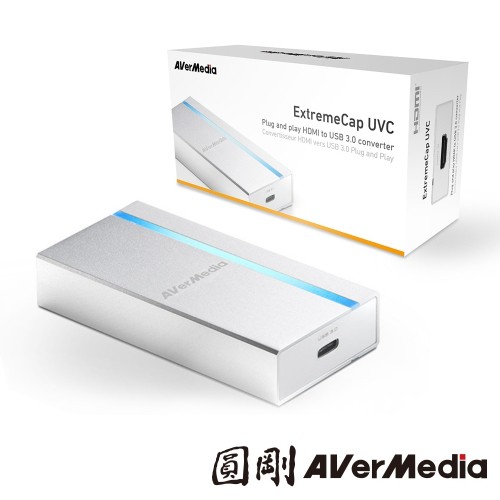 圓剛 BU110 免驅動影像擷取器 ExtremeCap UVC直播/1080p60擷取【電子超商】