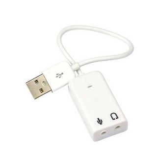 【台灣當日發貨內附發票】【音源周邊／USB音效卡】7.1 Channel USB音效卡 聲卡 支援耳機+麥可風