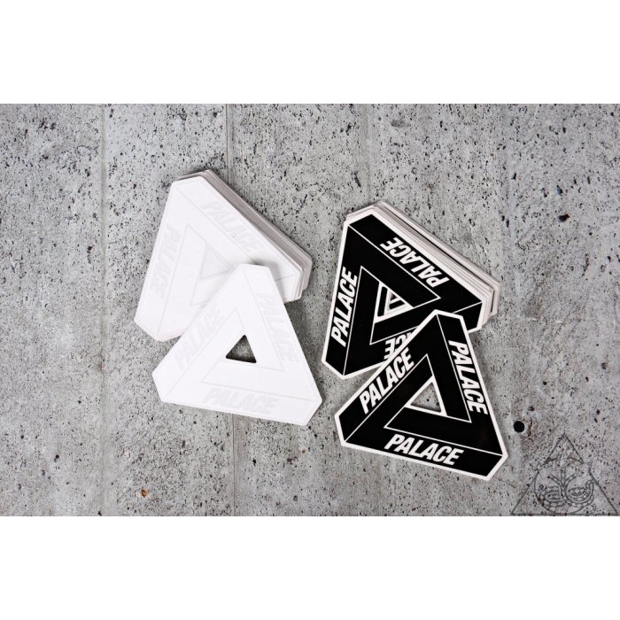 【HYDRA】Palace Skateboards Triangle Stickers 黑 白 三角 貼紙【PLC38】