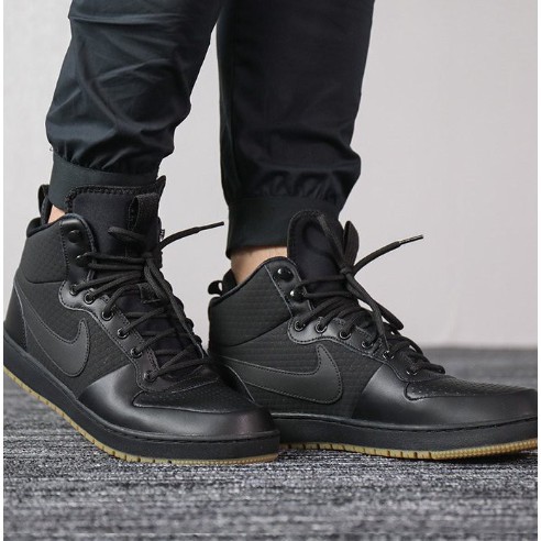 nike ebernon mid winter black