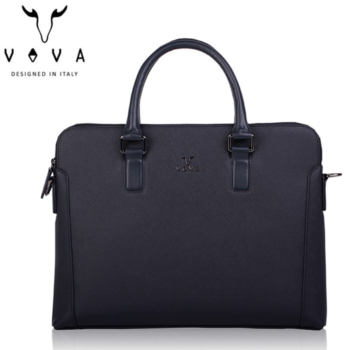 VOVA 波隆納II系列雙層公事包 側背包/手提包 VA123S02BL 深藍（A4文件可）公事包