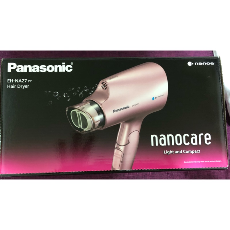 Panasonic 奈米水離子吹風機 EH-NA27(粉色）