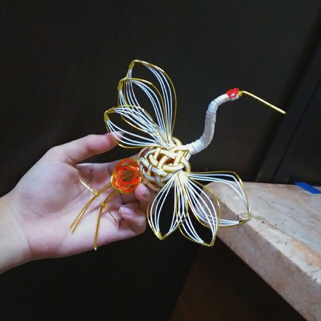 水引和小物古典 翔鶴仙鶴飾品 擺飾 髮飾 現貨 1 蝦皮購物