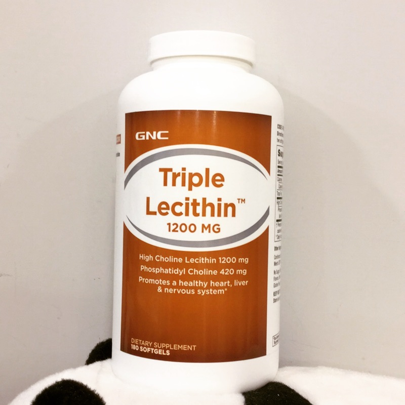 GNC Triple Lecithin 三效大豆卵磷脂 1200mg 180顆 健安喜