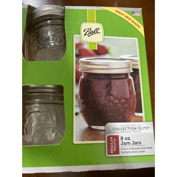 [現貨] 美國Ball透明玻璃瓶 Ball Mason Jars 8oz