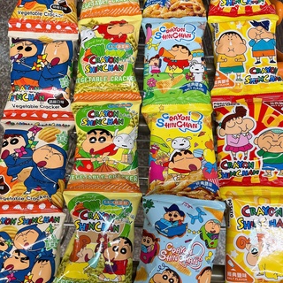 【YUYU-SHOP】現貨不用等 臺灣 蠟筆小新正版授權 SF 小丸子布丁狗 牛奶糖餅玉米餅 圈圈餅 蔬菜格子餅四連串