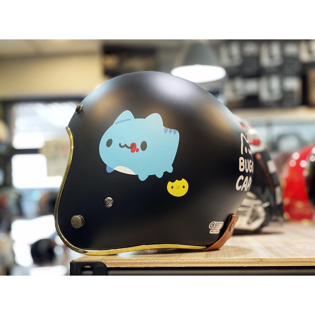 NIKKO N-401 貓貓蟲 咖波 安全帽 送鏡片