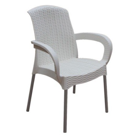 戶外椅 PP一體成型椅身 鋁製椅腳 戶外休閒桌椅 P-080 雪之屋高雄門市