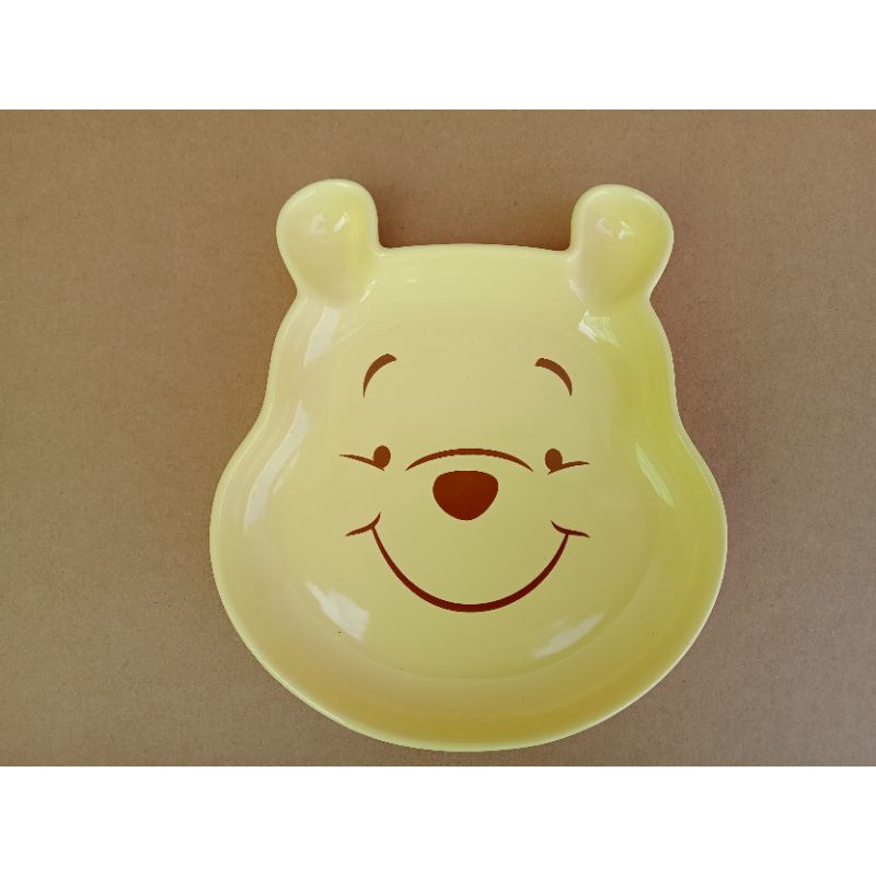 7-11 金色璀璨 小熊維尼大臉造型陶瓷餐盤