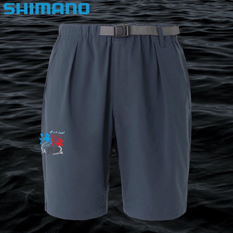《SHIMANO》22 WP-000V 海軍藍吸水快乾短褲 中壢鴻海釣具館