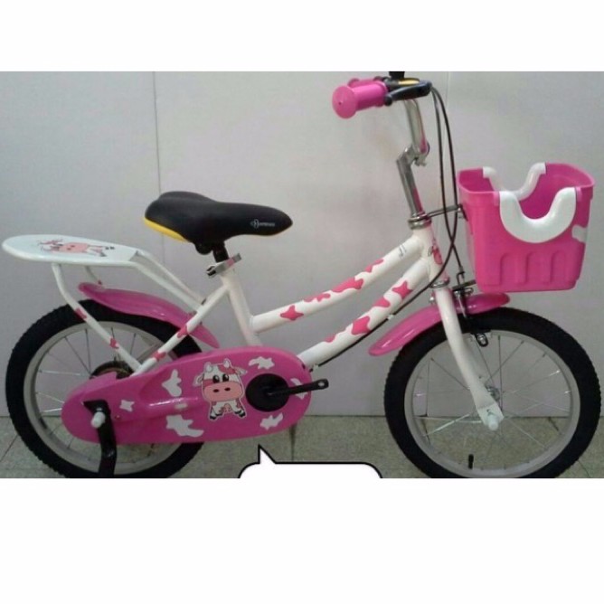 🚲廷捷單車🚲 兒童車 腳踏車 童車 牛奶車 16吋 台灣製造 粉紅 藍 黑