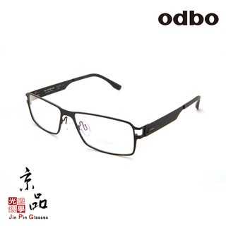 【odbo】1766 C1 霧黑色 鈦金屬方框 設計款 鈦金屬 鏡框 JPG 京品眼鏡