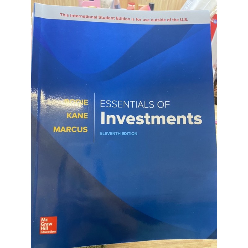 Essentials of Investments Bodie,Kane,Marcus eleventh edition
