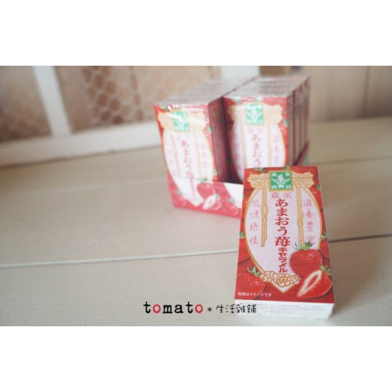 ˙ＴＯＭＡＴＯ生活雜鋪˙日本進口雜貨日本季節限定老牌子森永草莓牛奶糖