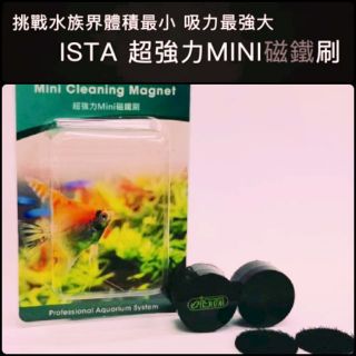【彩虹騎士】伊士達超強力迷你磁力刷（附替換毛刷）磁吸刷，魚缸刷，水族用品，魚缸清潔，除藻刷