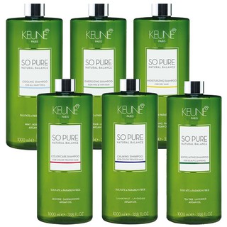 超級好買 (附壓頭) KEUNE 肯葳 SO PURE A1/A2/A3/A4/A5/A6 洗髮精 1000ML