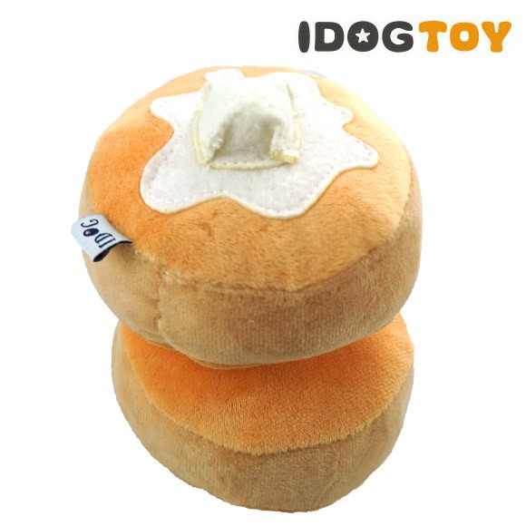 貝果貝果 日本iDog&amp;iCat 鬆餅造型啾啾玩具 狗狗玩具 [T142]