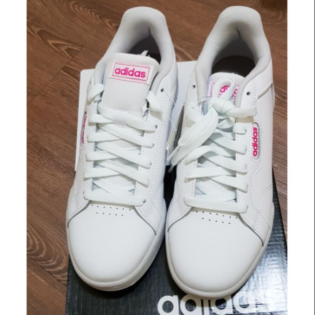 正品adidas愛迪達白色全新女運動鞋網球鞋林口outlet購入