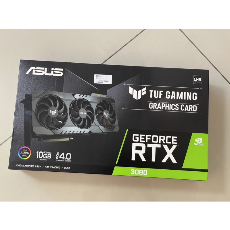 全新現貨 ASUS 華碩 TUF Gaming GeForce RTX 3080 V2 10GB LHR  顯示卡