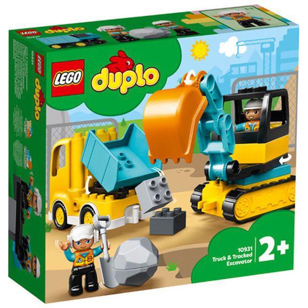 【玩具偵探】(現貨) LEGO 樂高 10931 DUPLO 得寶系列 卡車 &amp; 挖土機