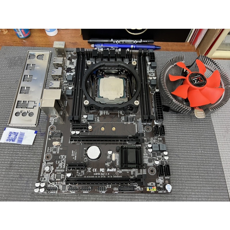 TG-X99V367主機板+CPU E5-2670V3+風扇+擋板 2011腳位 請看商品說明