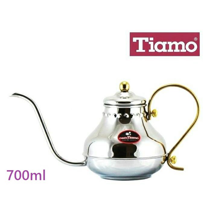 Tiamo HA-8565 宮庭壺 700ml 不鏽鋼 細口壺 HA8565☕咖啡雜貨 OOOH COFFEE