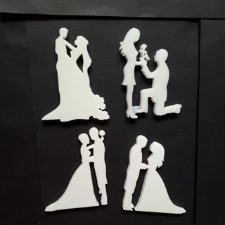 3D果凍花專用字模 “結婚，求婚，戀愛主題” 新郎新娘，Love， 囍，求婚剪影，結婚剪影，情侶