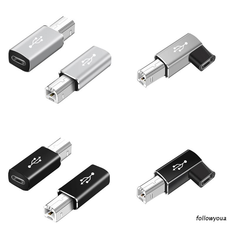 Fol USB3.1 Type C 母頭轉 USB2.0 B 公頭 Midi-Adapter 電子儀器適配器