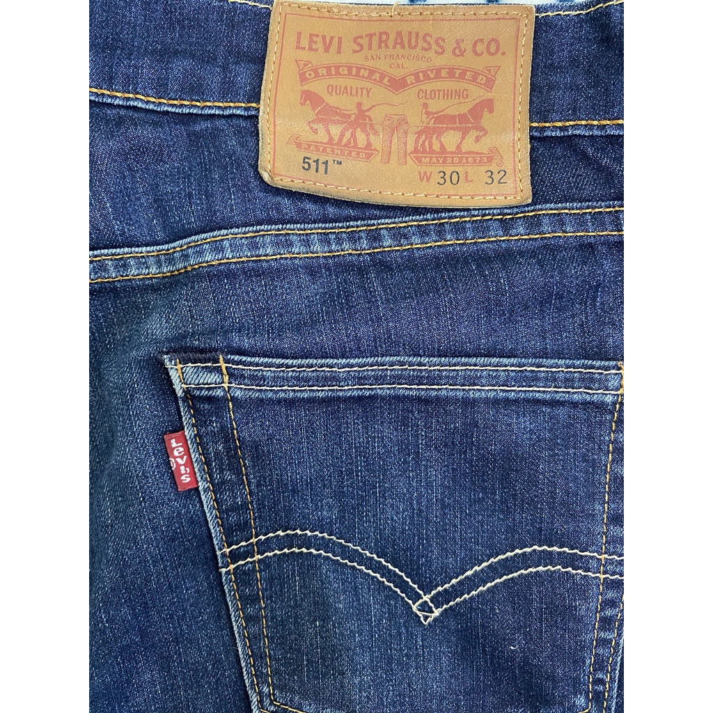 近全新正品Levis 511(W30)藍色彈性牛仔褲