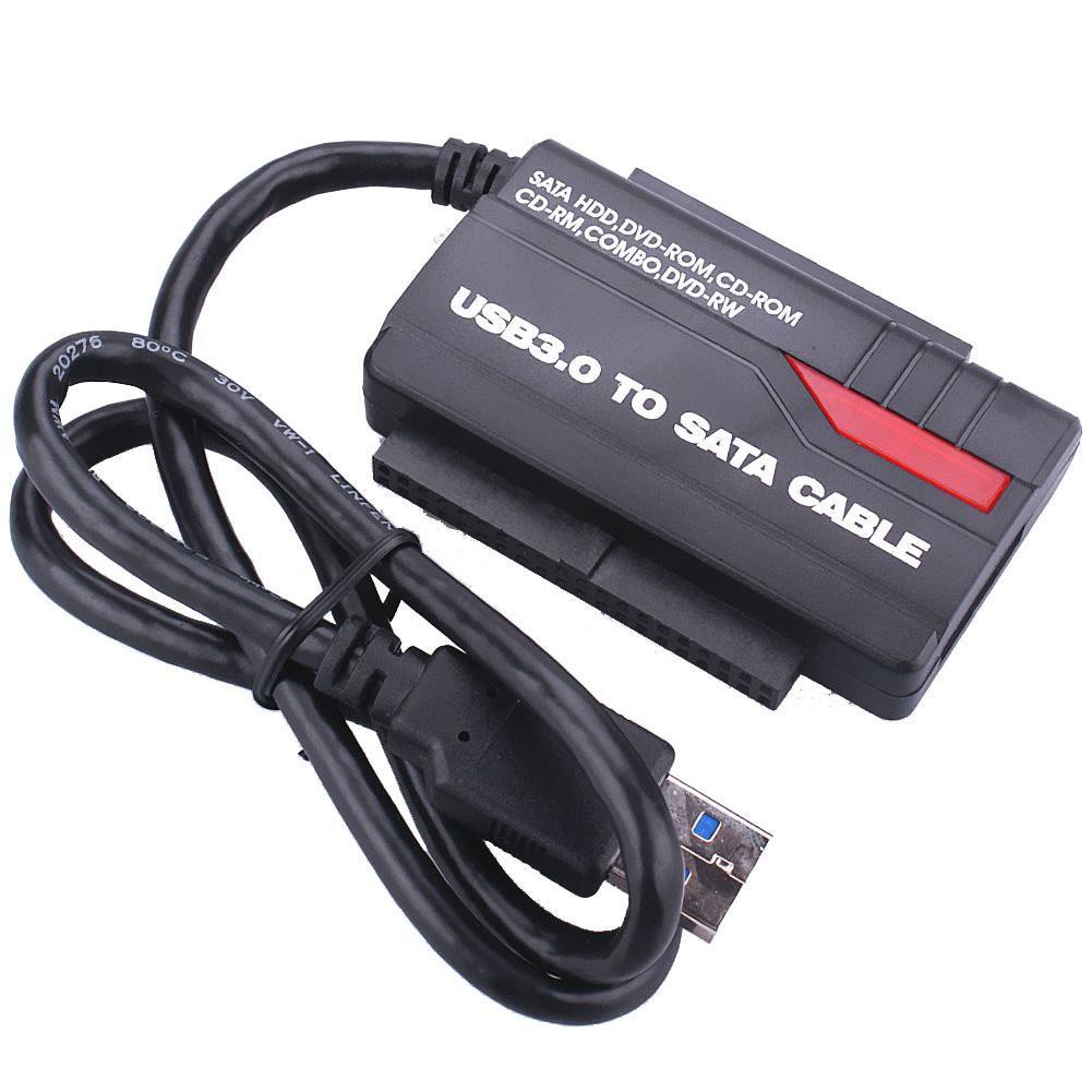 全新 USB 3.0 轉 2.5 3.5 5.25 IDE SATA 硬盤 HDD 讀卡器轉換器擴展塢電纜驅動器適配器轉