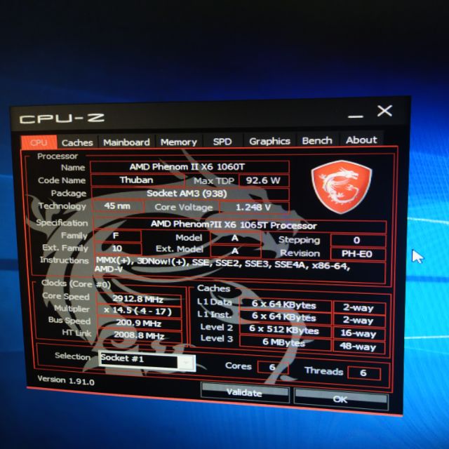 AMD Phenom II X6 1065T-CPU