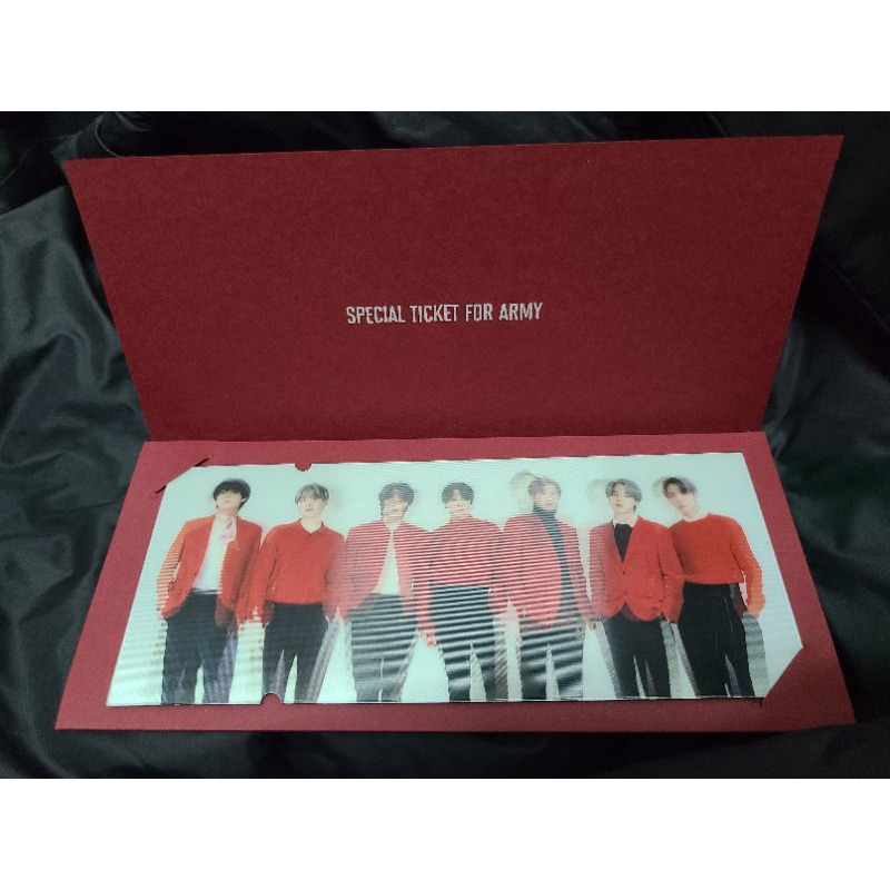 BTS 防彈少年團 MAP OF THE SOUL ON:E 演唱會 票卡 3D 變化 門票 限量 絕版