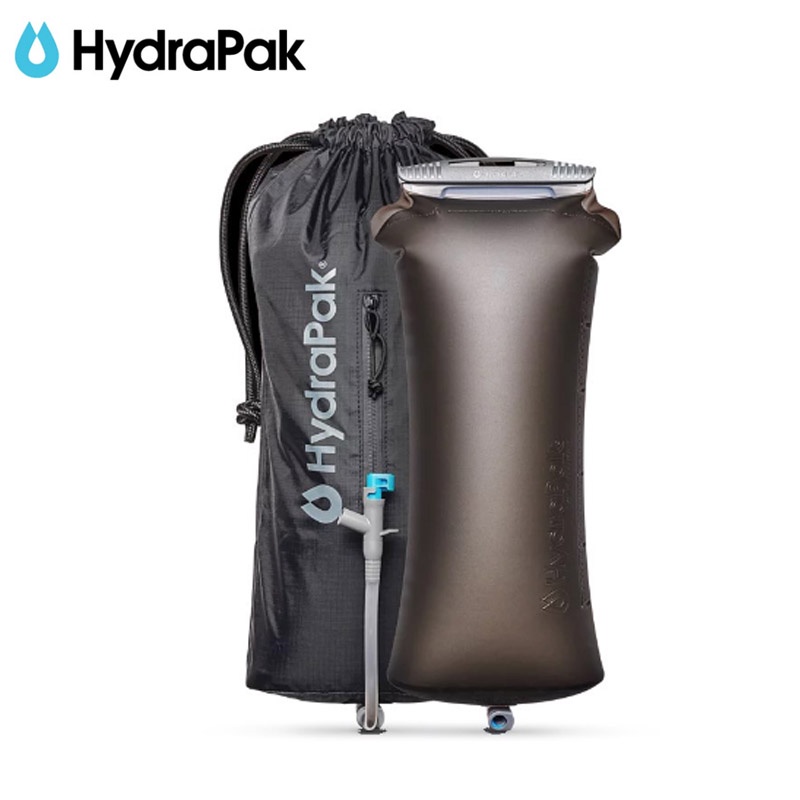 【Hydrapak】Pioneer 6L 10L 可拆式大容量軟式蓄水袋 峽谷黑 AP001 AP002