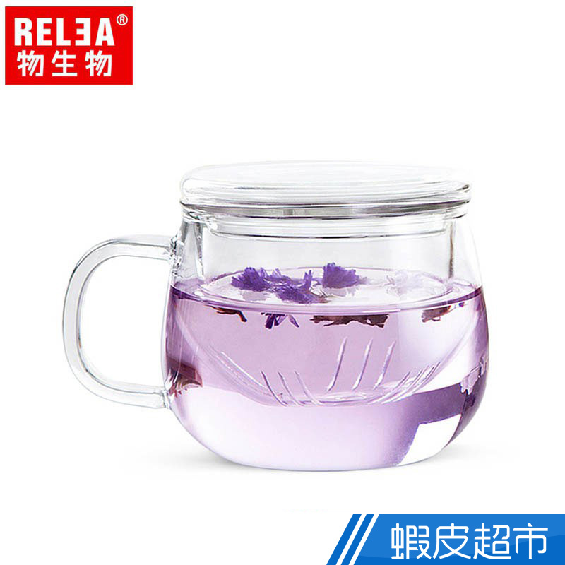 玲瓏耐熱玻璃泡茶杯-320ml(附濾茶器)  現貨 蝦皮直送