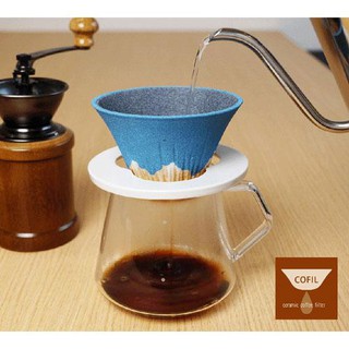 現貨💗日本製 COFIL Fuji 波佐見燒 富士山 陶瓷咖啡濾杯 藍富士 免濾紙 手沖咖啡過濾杯