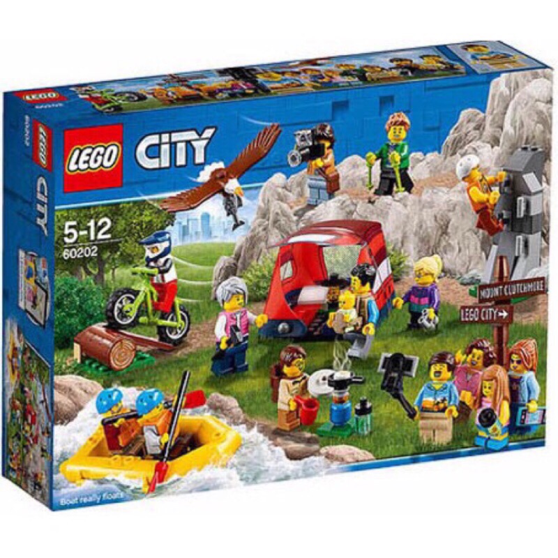 ||高雄 宅媽|樂高 積木|| LEGO“60202“樂高城市系列戶外探險人偶組