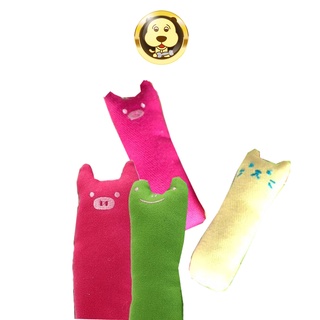 互動貓咪拇指玩具內含貓草(顏色隨機出貨)【培菓寵物】