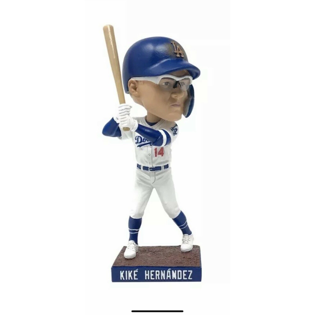 [MLB美國職棒大聯盟] 洛杉磯道奇隊工具人Kike Hernandez 打擊準備姿勢 2019球場SGA搖頭公仔