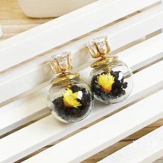 最夯商品 珍珠大力丸 耳針 耳環 飾品 皇冠水晶一對39元 多色系茶茶小舖