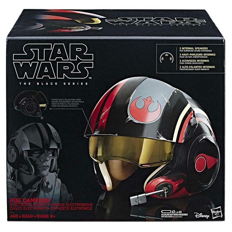 (卡司 正版現貨) Star Wars 黑標 Poe 波 1:1 頭盔 X-Wing 飛行頭盔 孩之寶 星際大戰