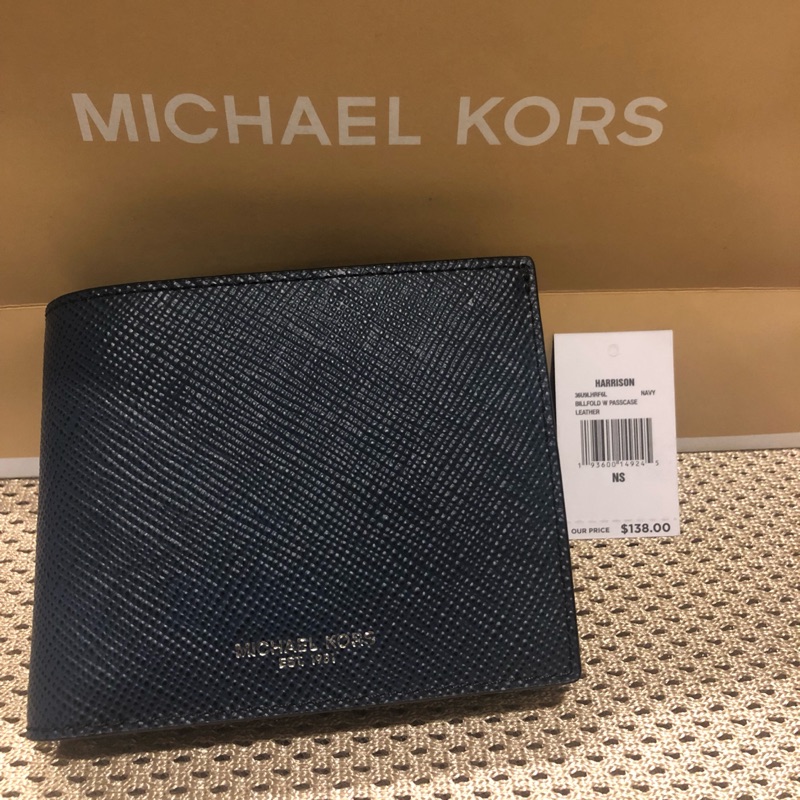 Mk男生皮夾短夾michael Kors皮夾 美國代購 Mk皮夾 蝦皮購物