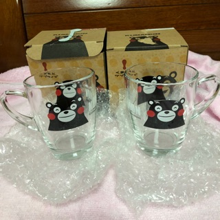 全新 熊本熊 玻璃 馬克杯 玻璃杯 Kumamon